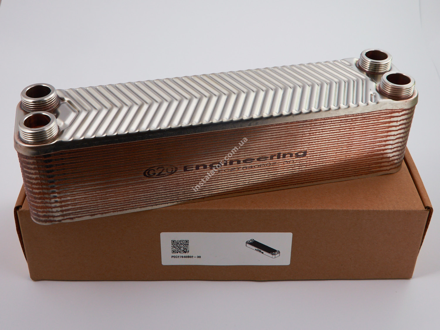 Теплообмінник вторинний ГВП Engineering 30 пластин (довгий) (Італія) full-image-5
