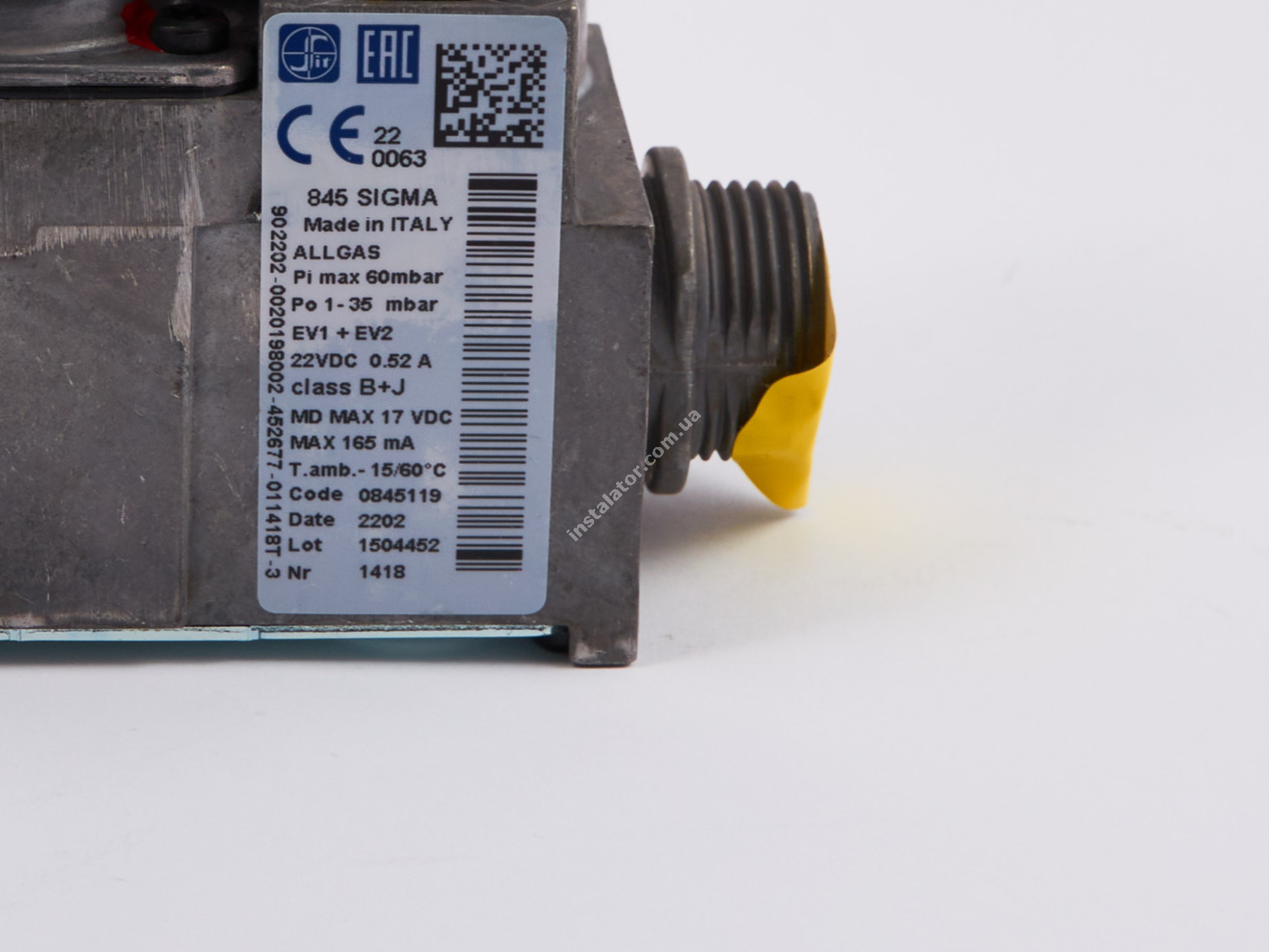 0020200723 Газовий клапан SIT 845 SIGMA котла VAILLANT AtmoTEC Pro/Plus, TurboTEC Pro/Plus (з 2015р.) full-image-5