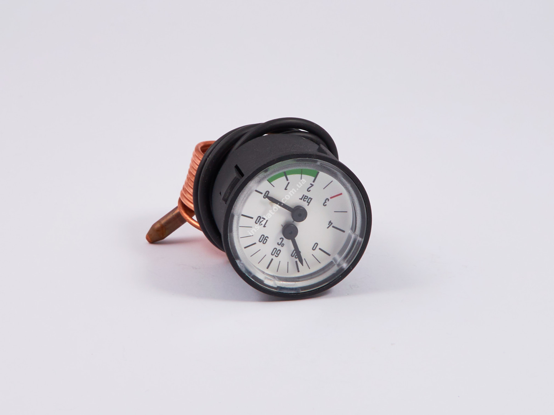 101270 Термоманометр VAILLANT MAX Pro-Plus (зелені ручки) full-image-1