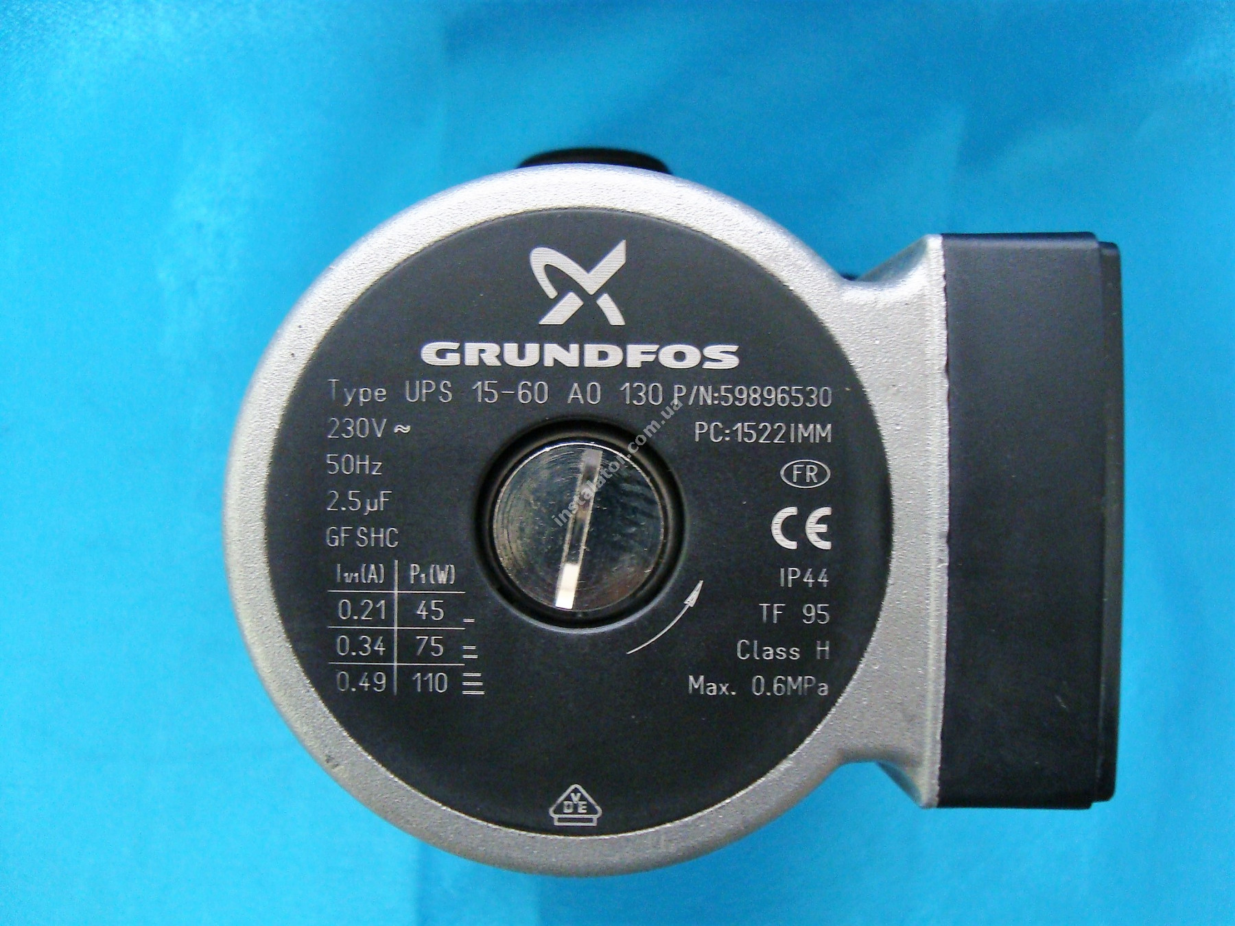 R6749 Циркуляційний насос  BERETTA GRUNDFOS UPS 15-60 (110 Вт/30 мм) full-image-3