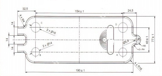 8716771987 Теплообмінник вторинний SWEP 16 пластин JUNKERS/BOSCH full-image-5