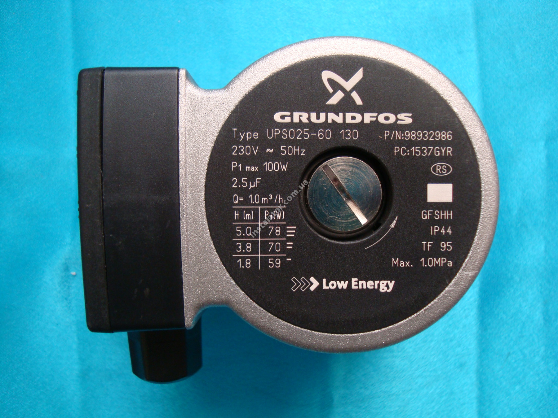  150100102 Циркуляційний насос Grundfos UPS 25-60 (база 130) full-image-2