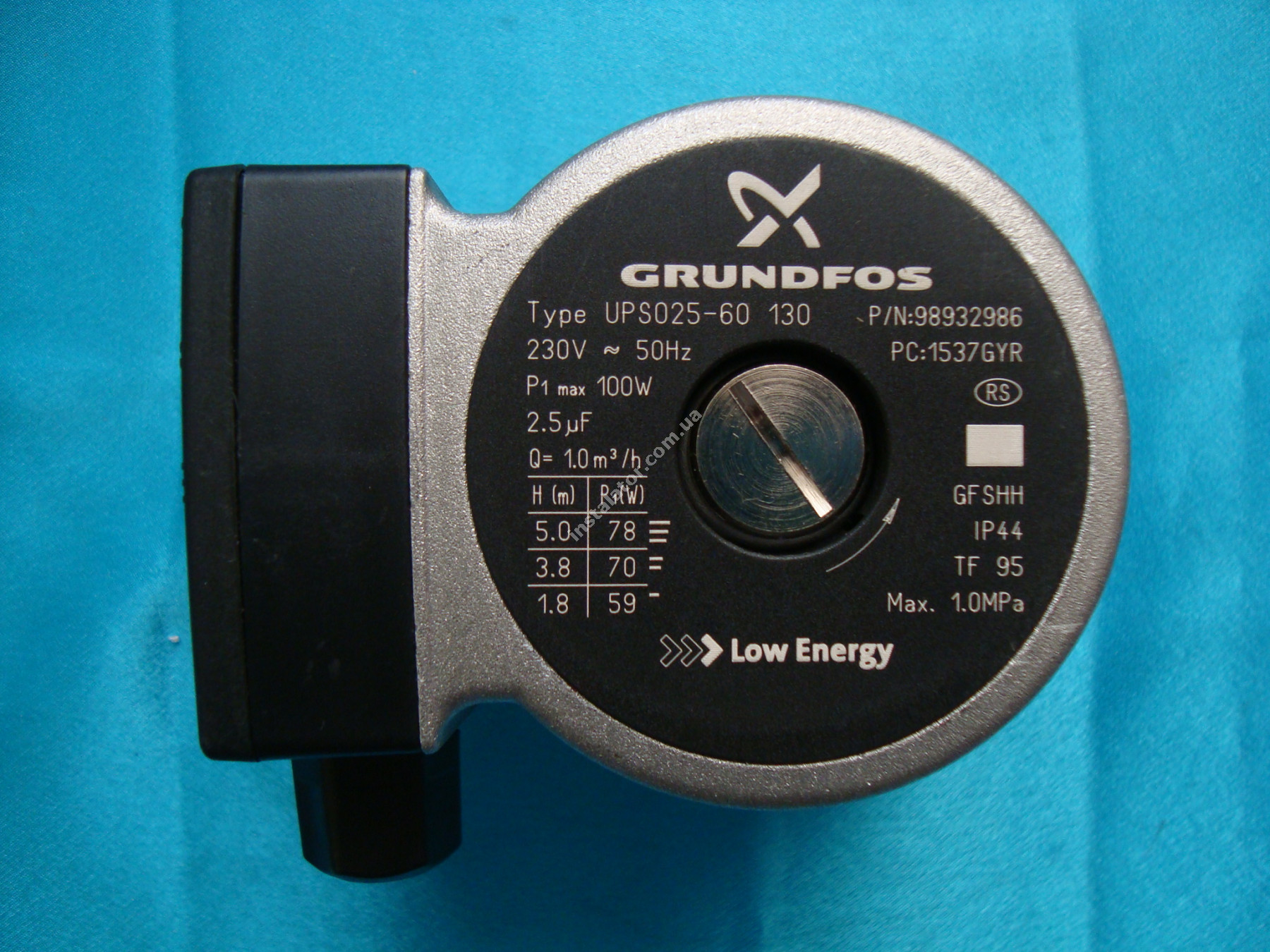 150100102 Циркуляційний насос Grundfos UPS 25-60 (база 130) full-image-0