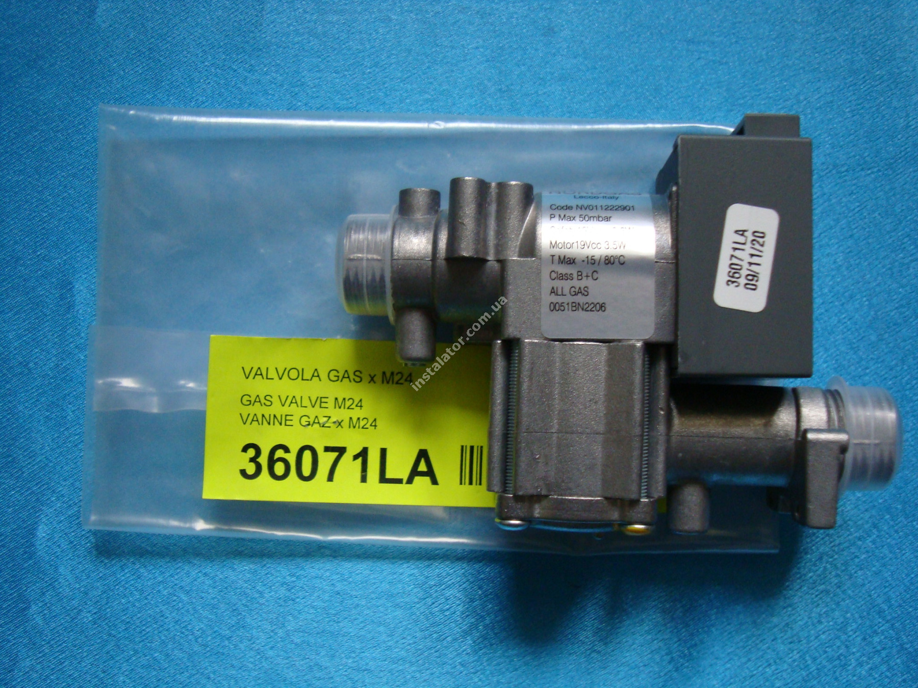 36071LA Газовий клапан Radiant M24 full-image-2