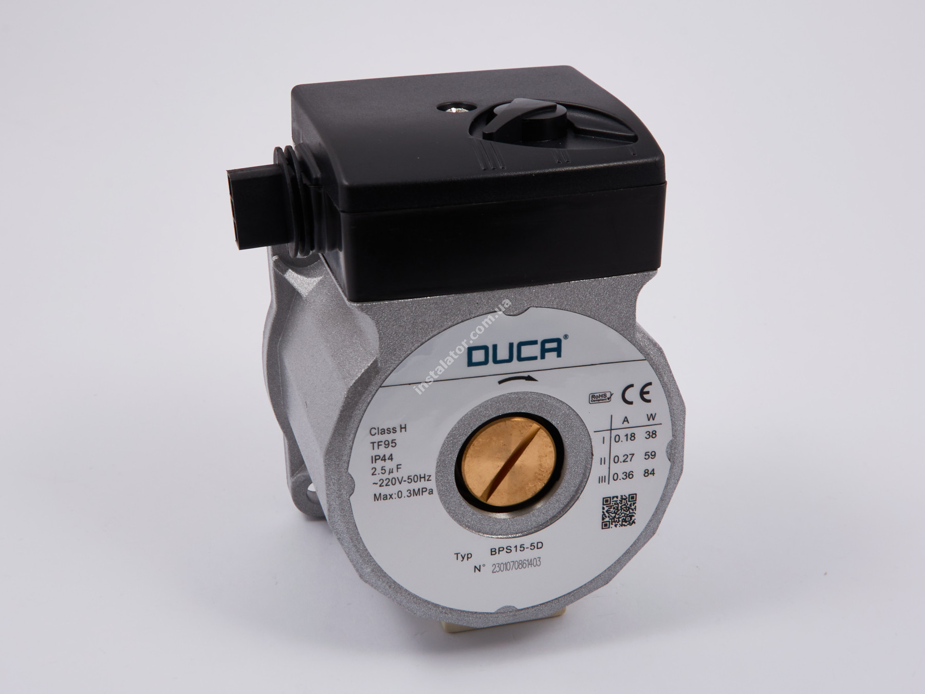 Циркуляційний насос DUCA BPS 15-5D (84 Вт/21 мм) full-image-0