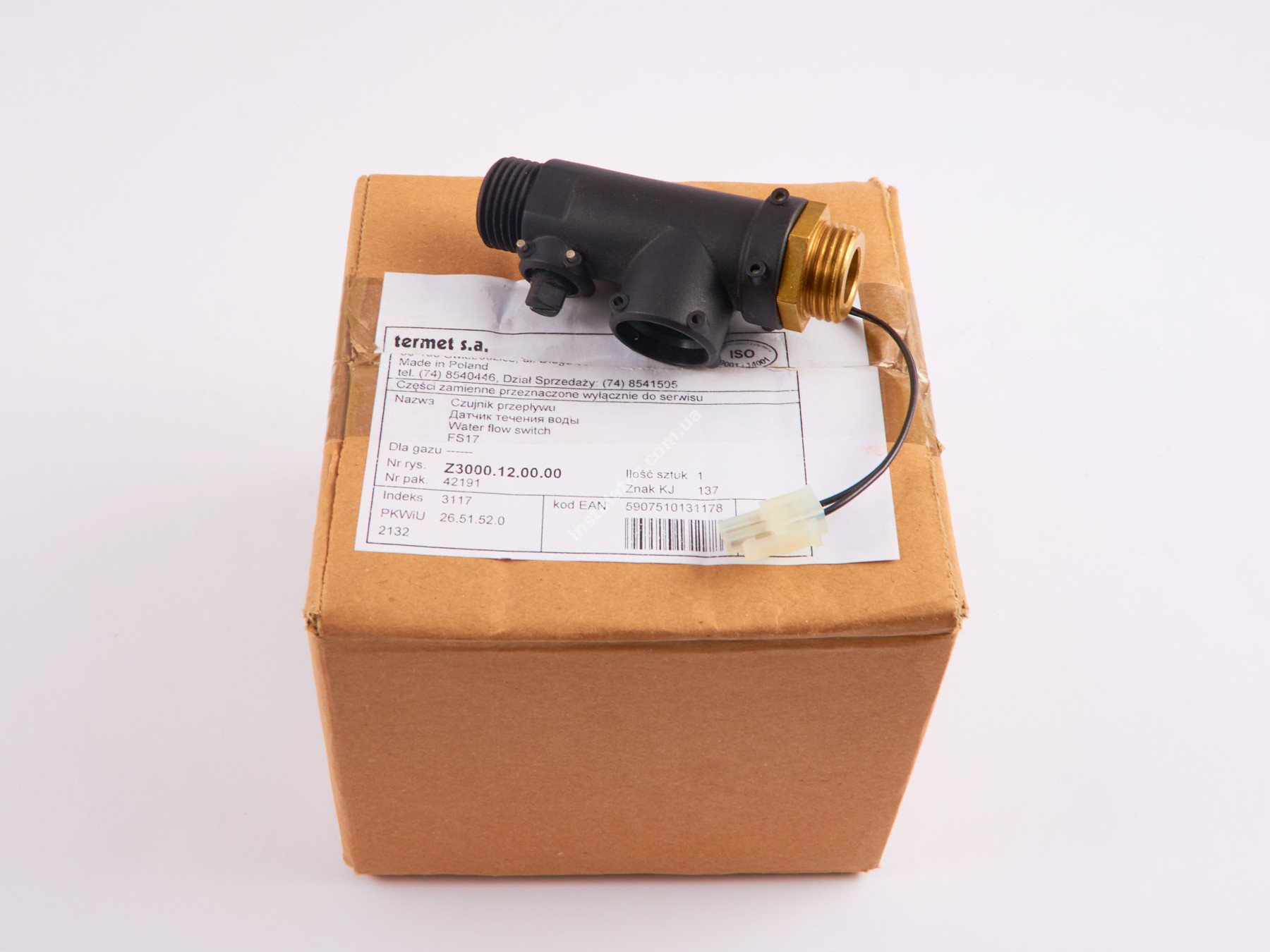 Z3000.12.00.00 Датчик протоку TERMET G19-03 full-image-4