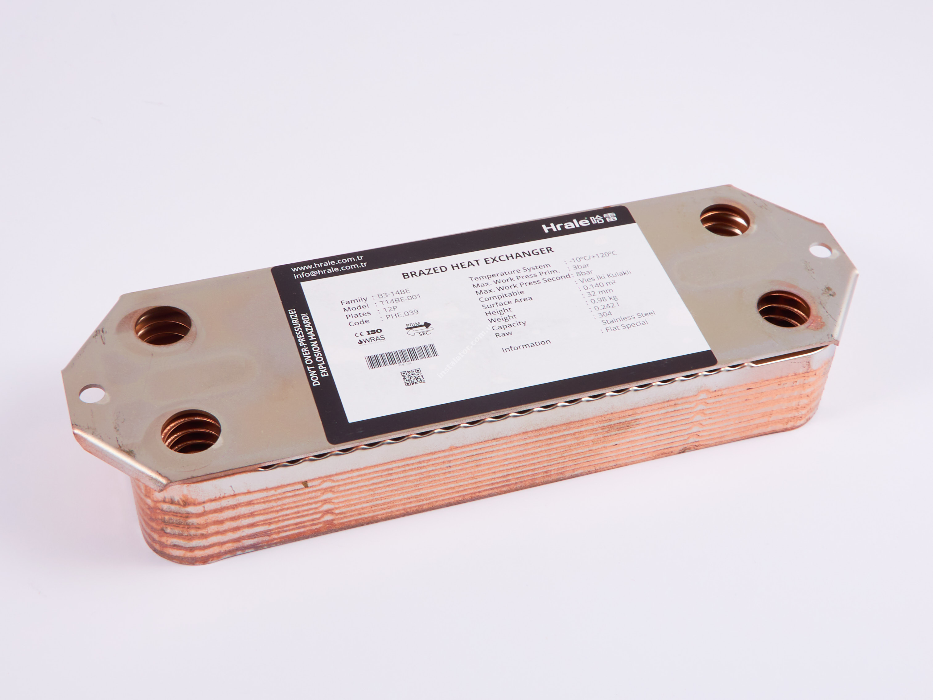 7822799 Теплообмінник вторинний ГВП 14 пластин VIESSMANN Vitopend WH0A(Китай)