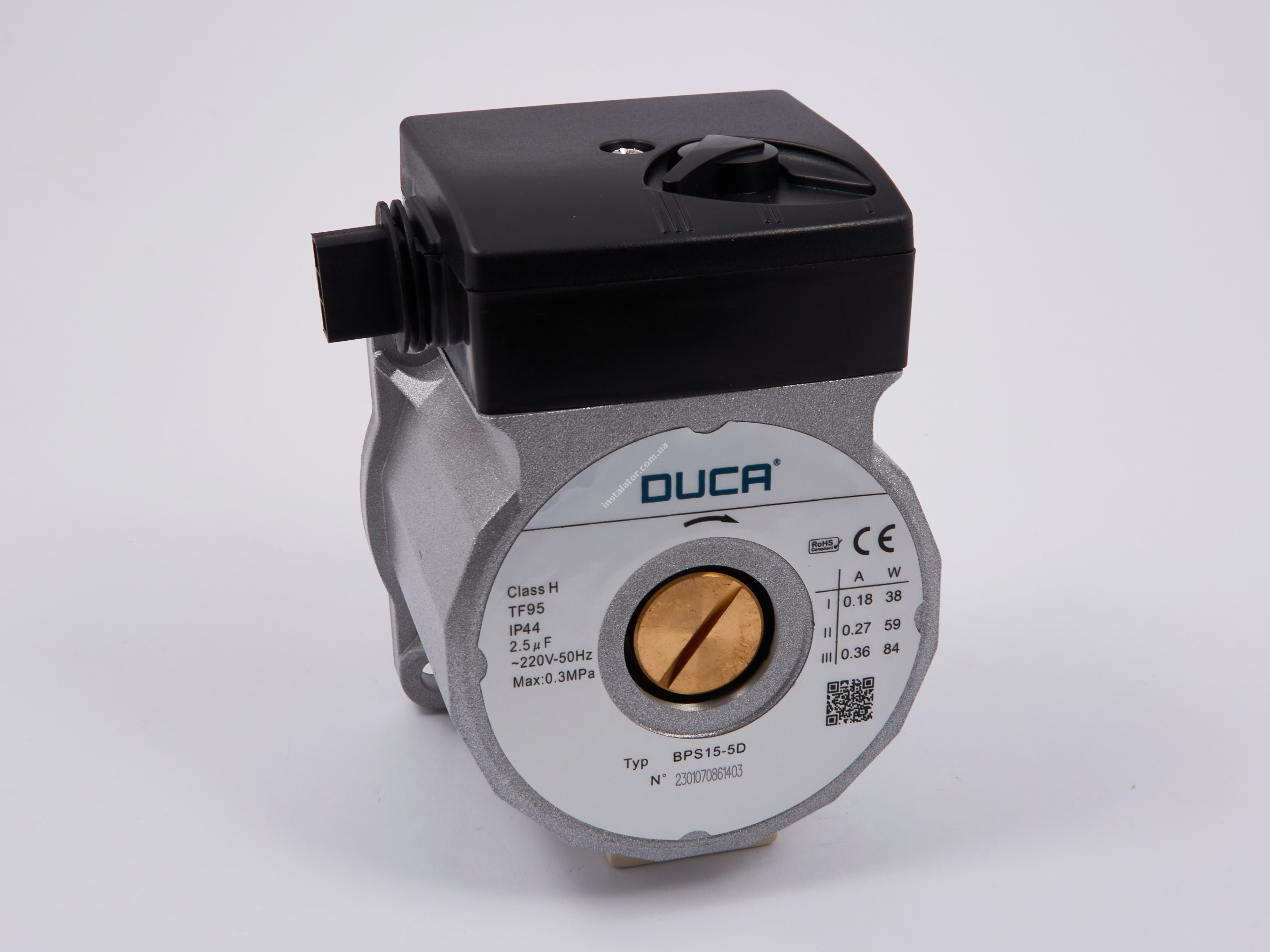 Циркуляційний насос DUCA BPS 15-5D (84 Вт/21 мм)