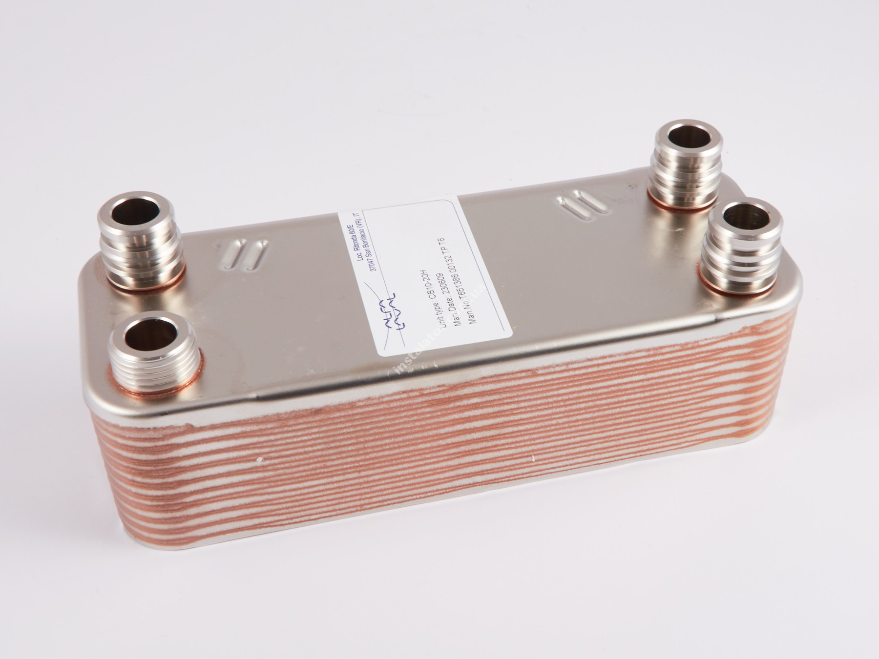 065153 Теплообмінник вторинний ГВП VAILLANT ATMOmax/TURBOmax 28-36кВт (Alfa Laval) full-image-0