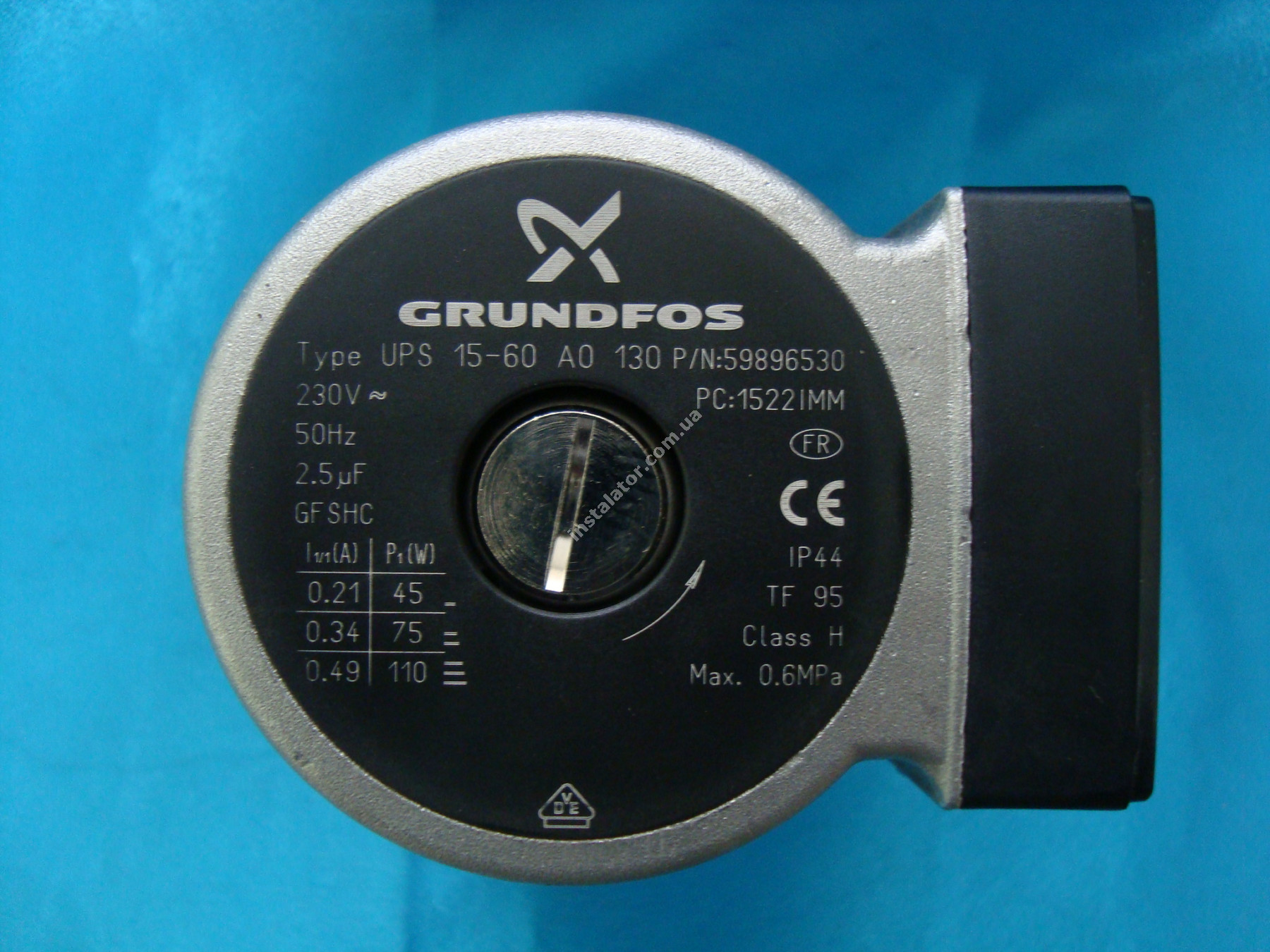 1.015610 Циркуляційний насос Grundfos UPS 15/60 IMMERGAS full-image-4