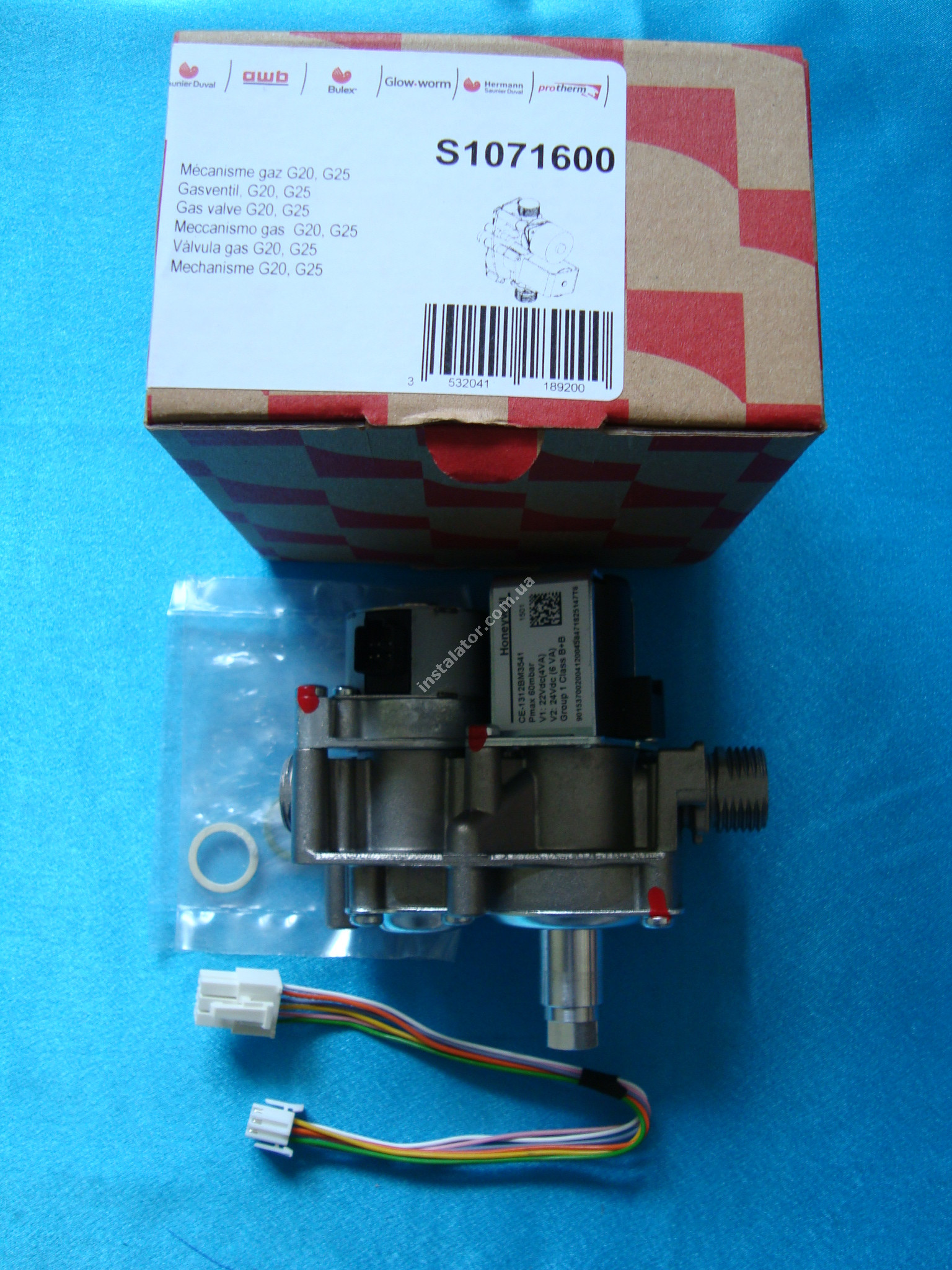 S1071600 Газовий клапан з регулятором SAUNIER DUVAL Themaclassic, Isofast, Combitek  full-image-1