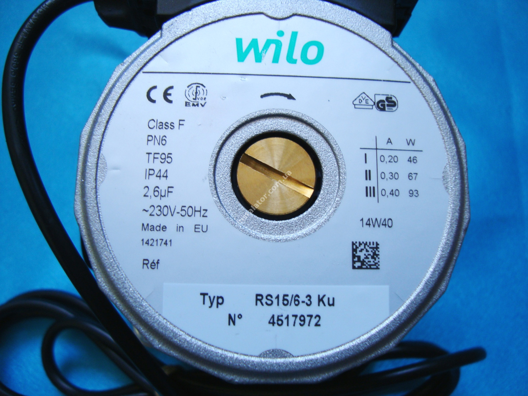 Циркуляційний насос Wilo RS 15/6 база 130 full-image-5
