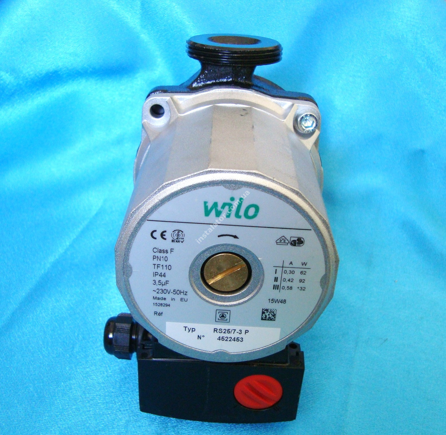 Циркуляційний насос WILO RS 25/7 (сірий) (132 Вт/30 мм) full-image-2